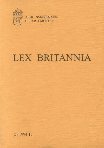 Omslaget till Ds 1994:13