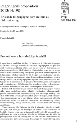 Omslaget till prop. 2013/14:198