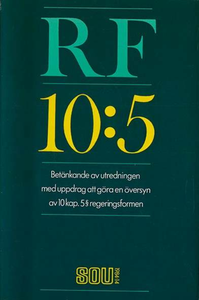 Omslaget till SOU 1984:14