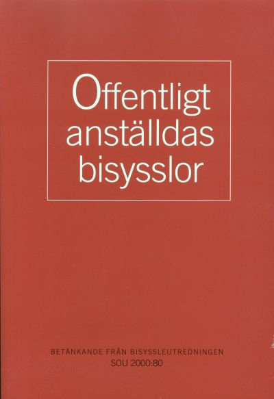 Omslaget till SOU 2000:80