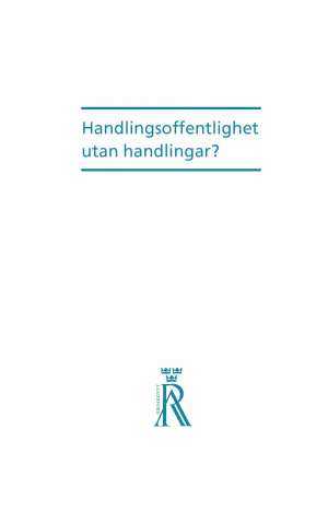Omslaget till Gallring i allmänna handlingar av integritetsskyddsskäl