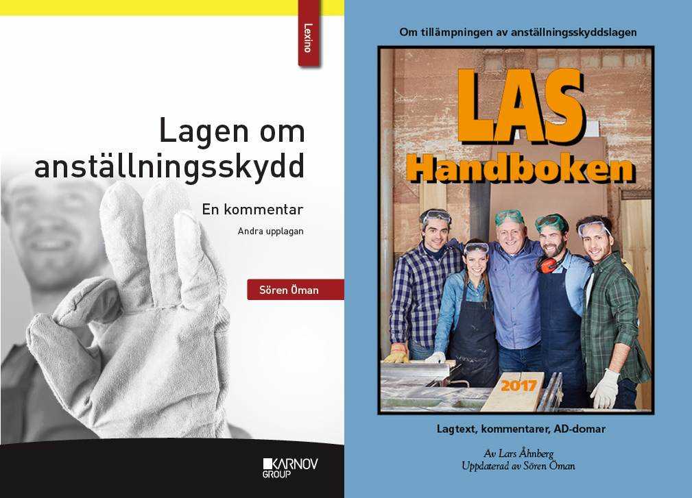 Bild på omslagen till de två LAS-kommentarerna